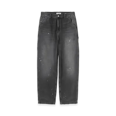 Carhartt WIP Women's OG Single Knee Pant "Black/Destroy Wash/Splatter"
