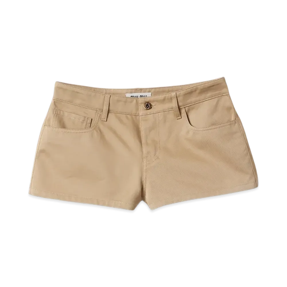 MIU MIU Women's Chino Shorts "Cord"