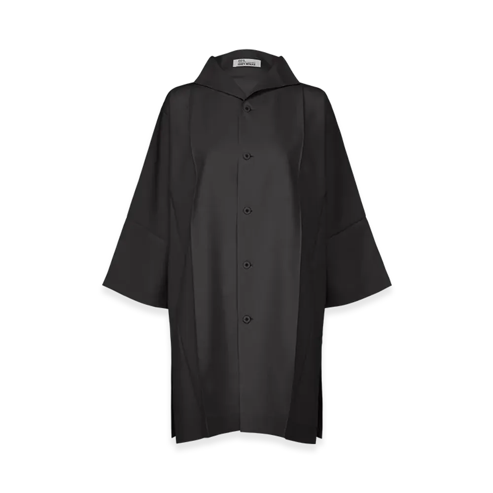 132 5. ISSEY MIYAKE Flat Shirts "Black"