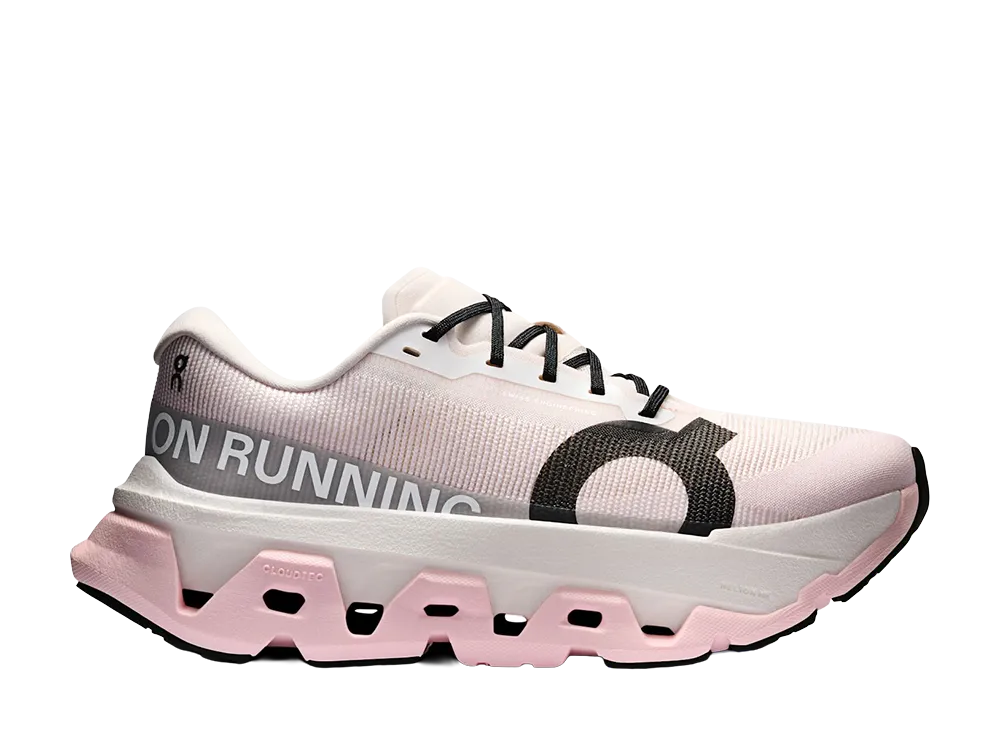 On Women's Cloudmonster 3 Hyper "Ivory/Peony"
