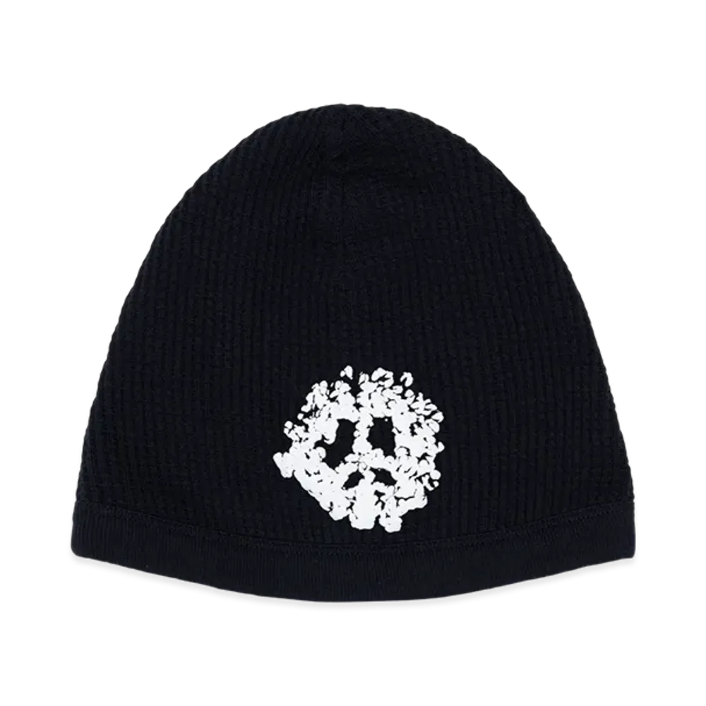 DENIM TEARS Peace Wreath Waffle Beanie "Black"
