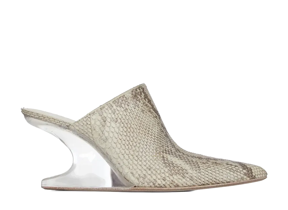 Rick Owens Women's Cantilever 8 Sabot Sharp "Bleach/Clear"