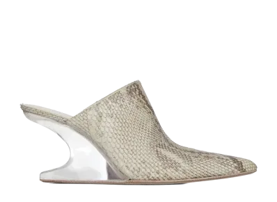 Rick Owens Women's Cantilever 8 Sabot Sharp "Bleach/Clear"