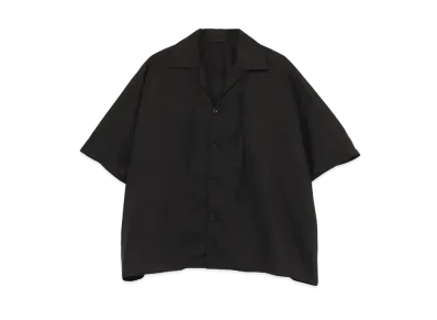 Yohji Yamamoto Y's LAWN BIG SHORT SHIRT "Black"