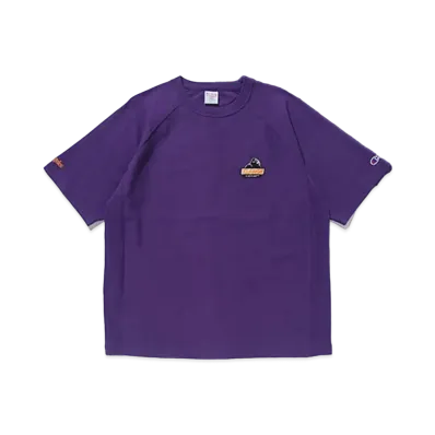 XLARGE x Champion Reverse Weave Raglan S/S Tee "Purple"