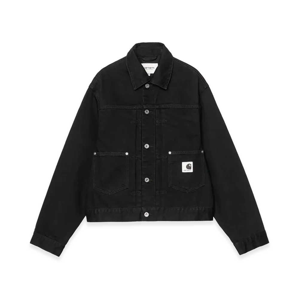 Carhartt WIP Women's Belmar Jacket "Black(Rinsed)"