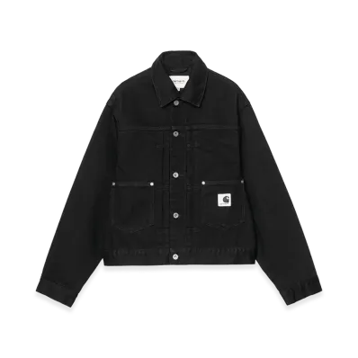 Carhartt WIP Women's Belmar Jacket "Black(Rinsed)"