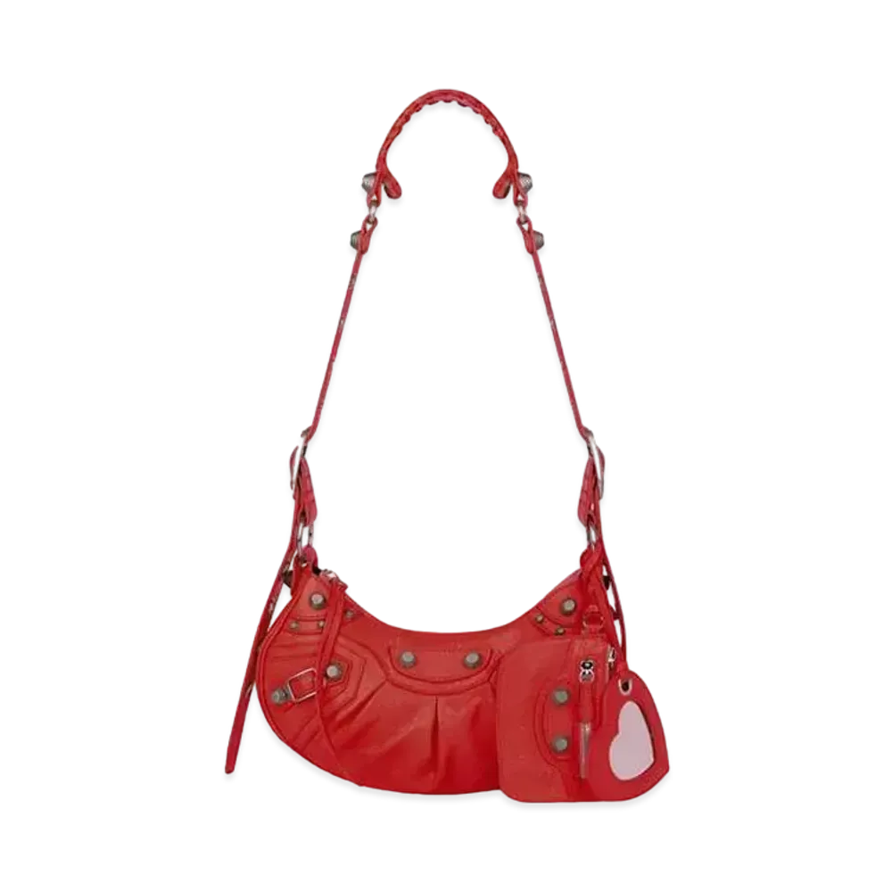 BALENCIAGA Women's Le Cagole XS Shoulder Bag "Red"
