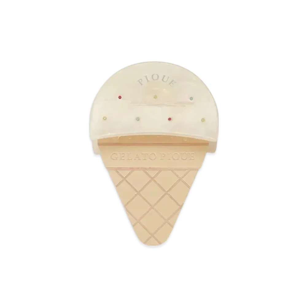 GELATO PIQUE Jeweled Hair Clip "Off White"