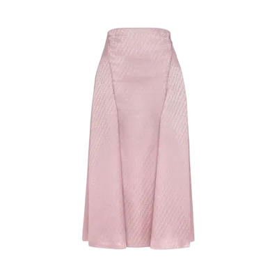 FENDI Women's Skirt FF Silk "Pink"