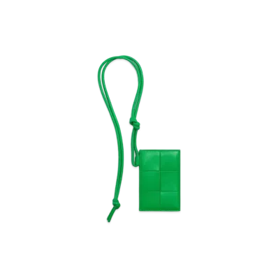 Bottega Veneta Card Case On Strap "Parakeet"