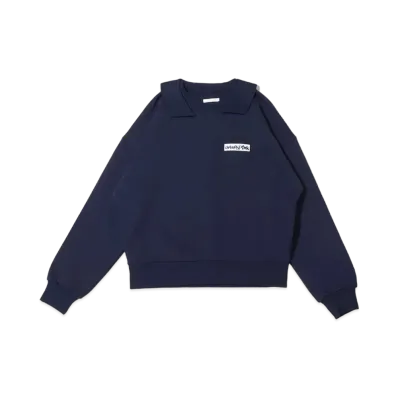 atmos pink Eritsuki Sweat Tops "Navy"