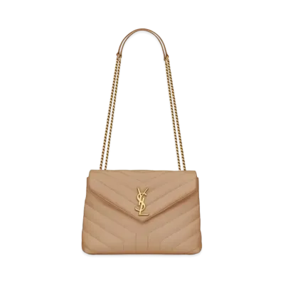 Saint Laurent Loulou Small In Matelasse Y Leather "Rouge Legion"
