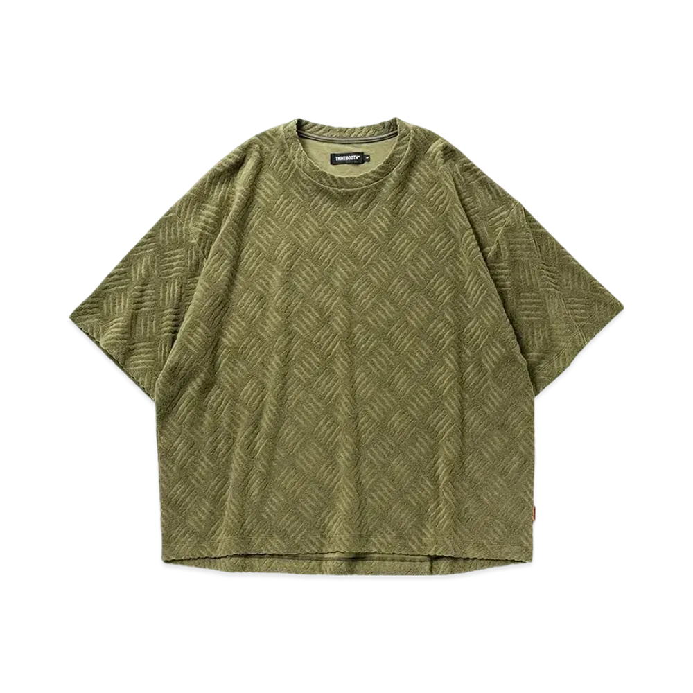 TIGHTBOOTH Checker Plate S/S T-Shirt "Olive"