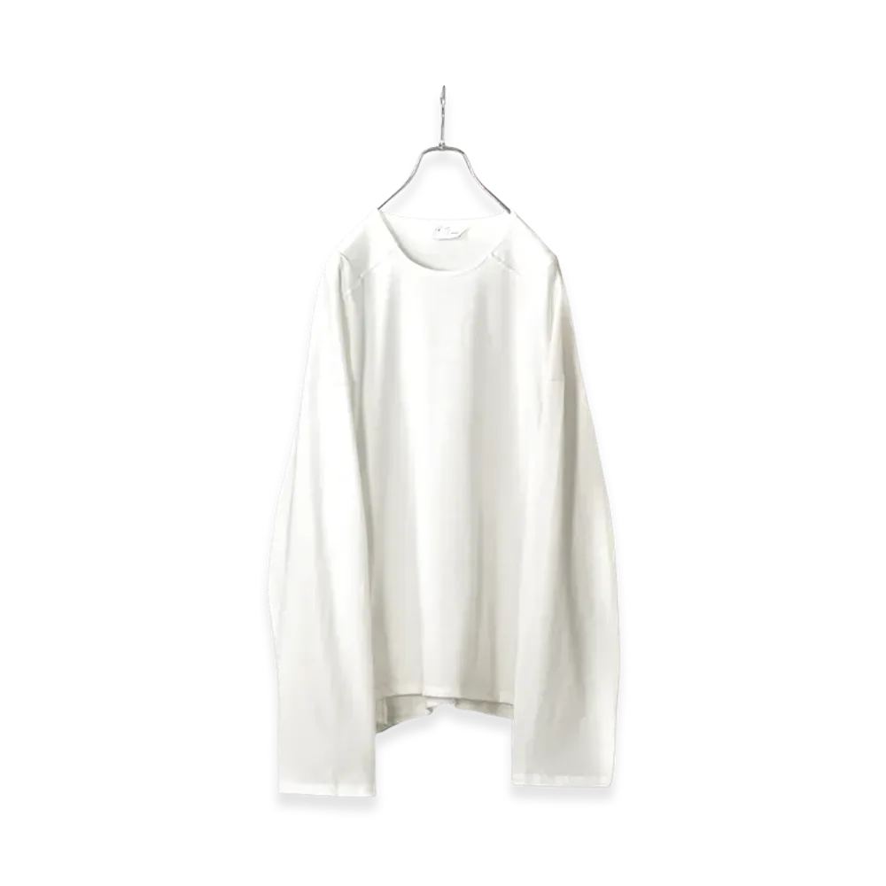 ANCELLM C/R LS T-Shirt "White"