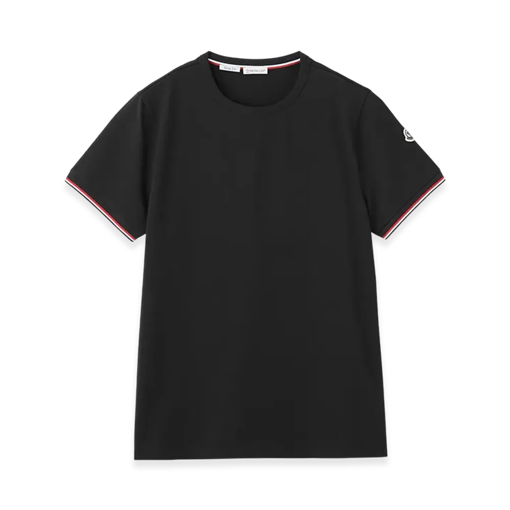 MONCLER Mens Crewneck Tee "Black"