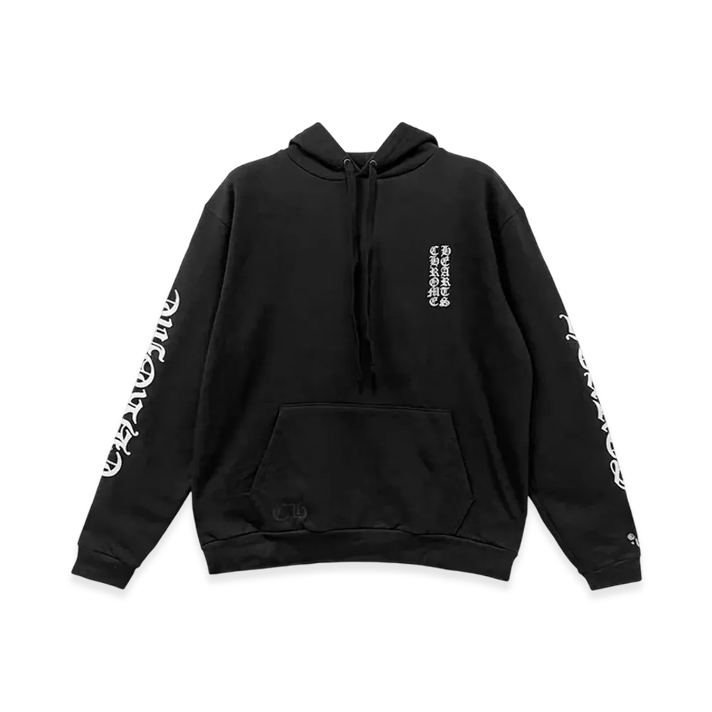 Chrome Hearts 1988 Vertical Logo Pullover Hoodie "Black"