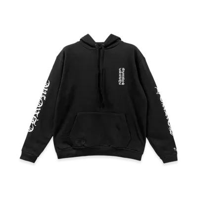 Chrome Hearts 1988 Vertical Logo Pullover Hoodie "Black"