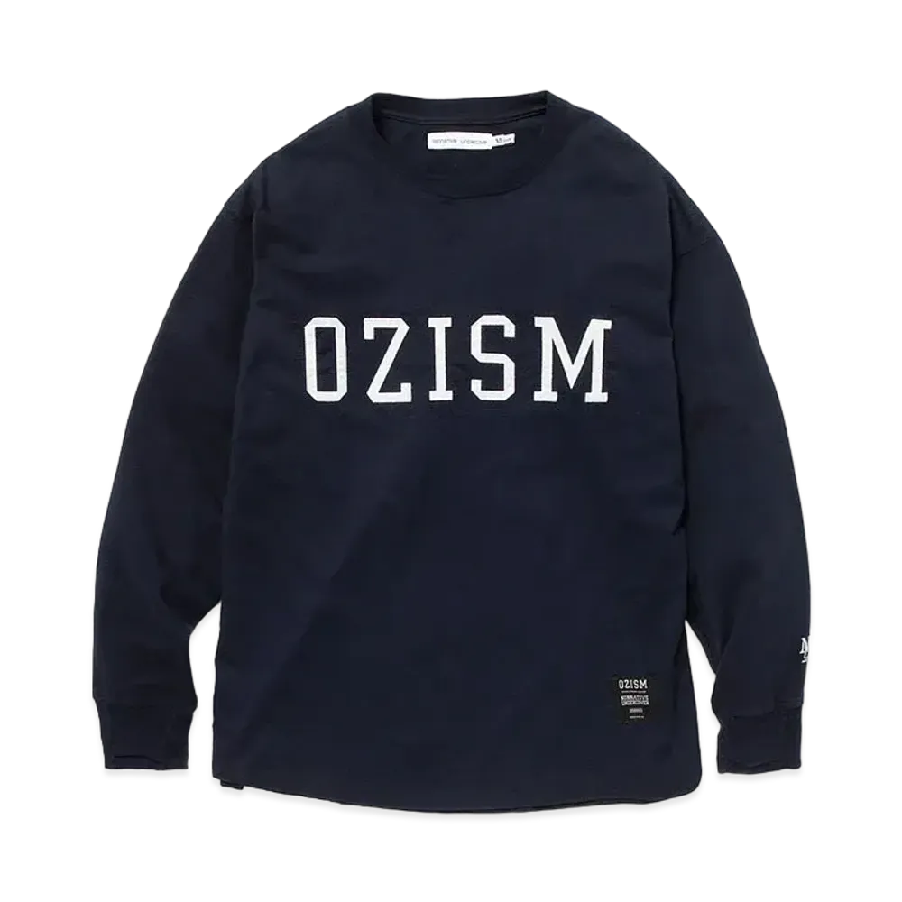 UNDERCOVER x nonnative OZISM Monk L/S Tee "OZISM" Cotton Jersey "Navy"