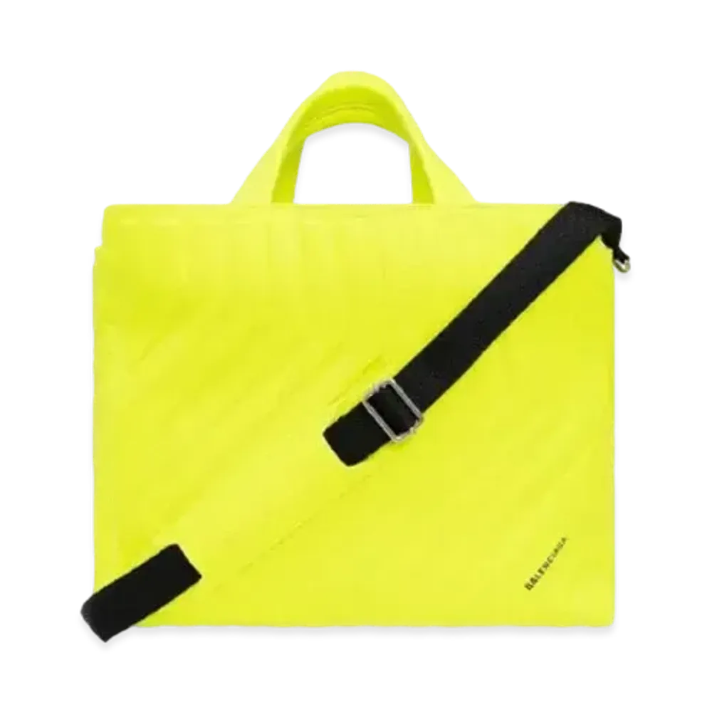 BALENCIAGA Neon Calfskin Handbag