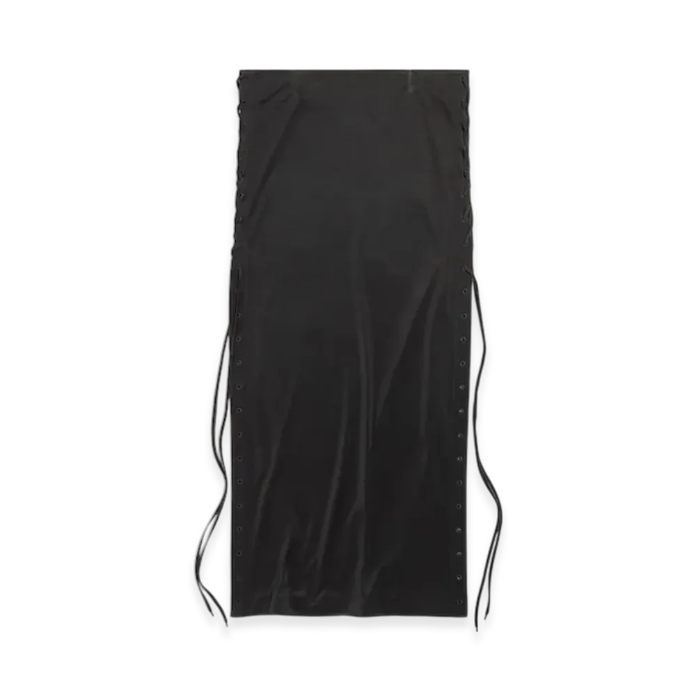 BALENCIAGA Women's Lace-up Maxi Skirt "Black"