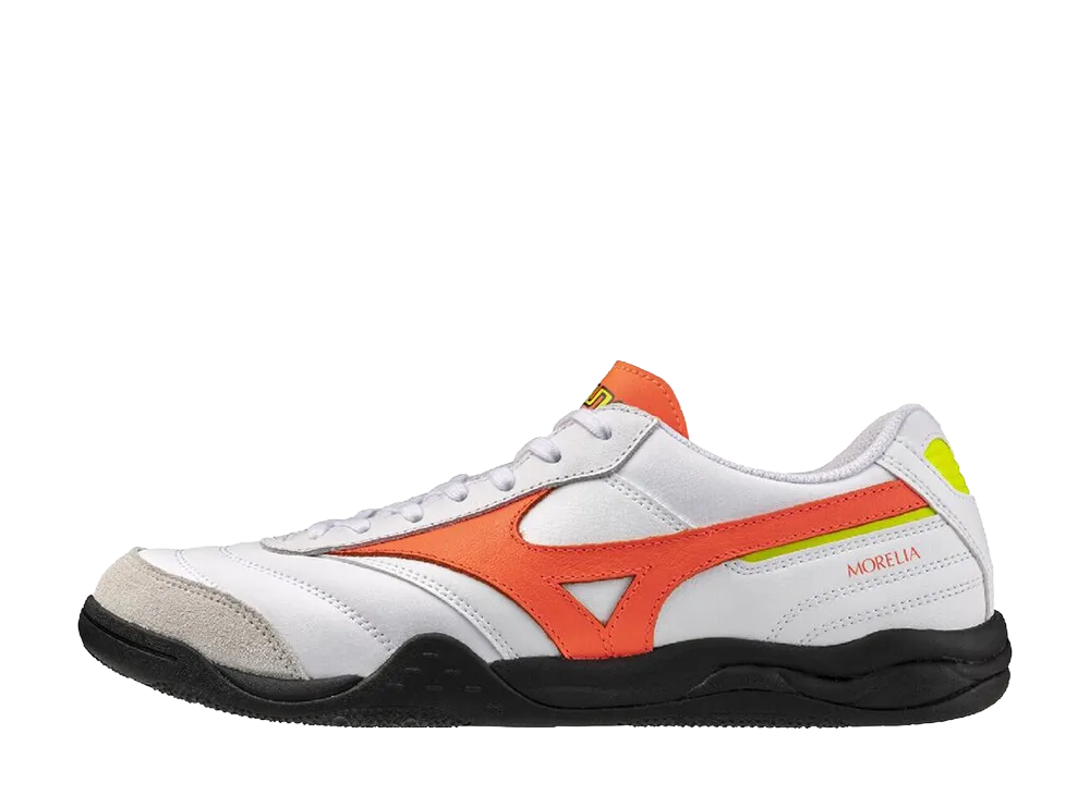 Mizuno Morelia LS "White/Neon Orange/Black"