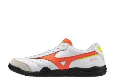 Mizuno Morelia LS "White/Neon Orange/Black"