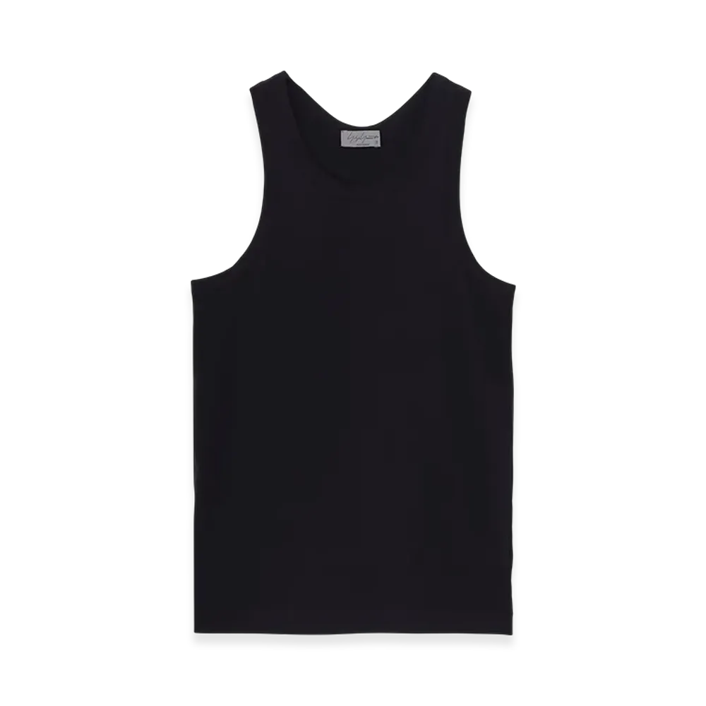 Yohji Yamamoto POUR HOMME Cotton Single Jersey x Tank Top "Navy"