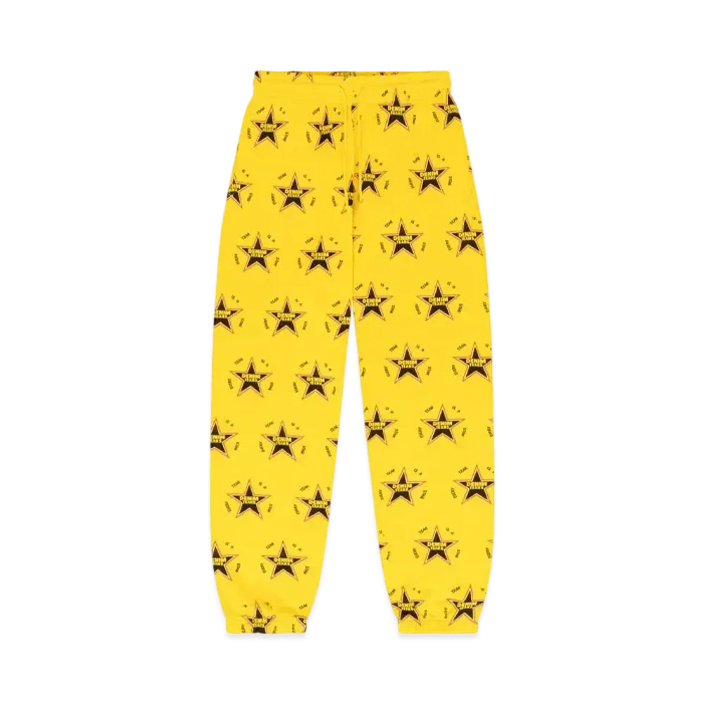 DENIM TEARS Every Tear Is A Star Sweat Pants "Yellow"