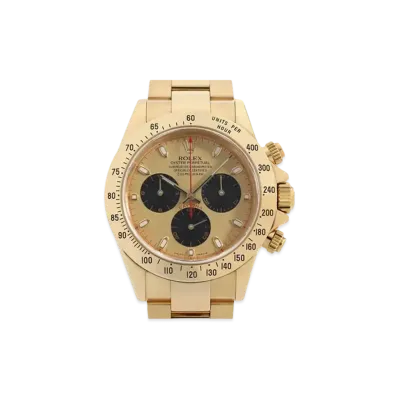 ROLEX Cosmograph Daytona "Champagne/Black/Yellow Gold"