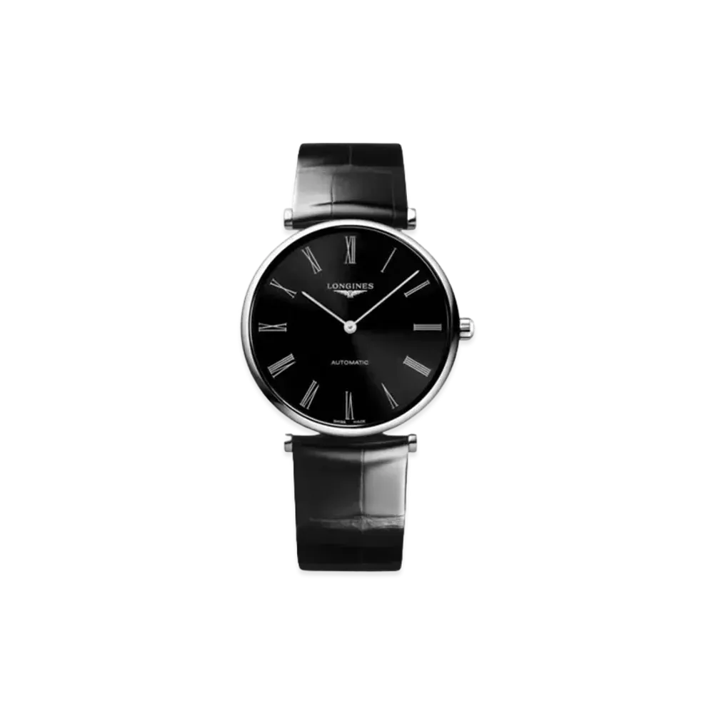 Longines La Grande Classique de Longines 38.00mm "Black Sun Ray/Stainless Steel/Black" L4.918.4.51.2