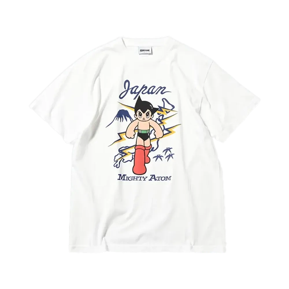 ATOM x HOME GAME SOUVENIR TEE "WHITE"