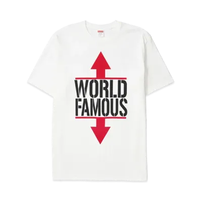 Supreme World Famous Tee "White"