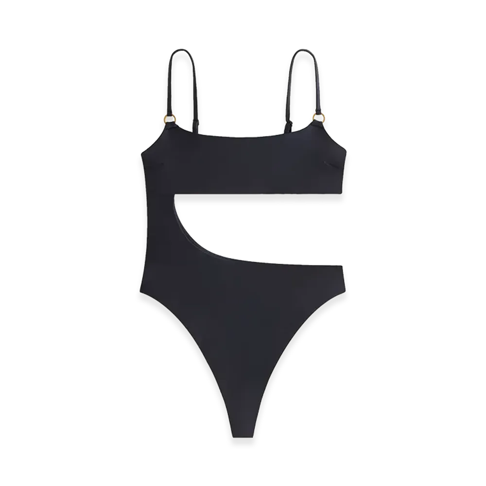 Kith Women's Marik Asymmetrical One Piece "Black"