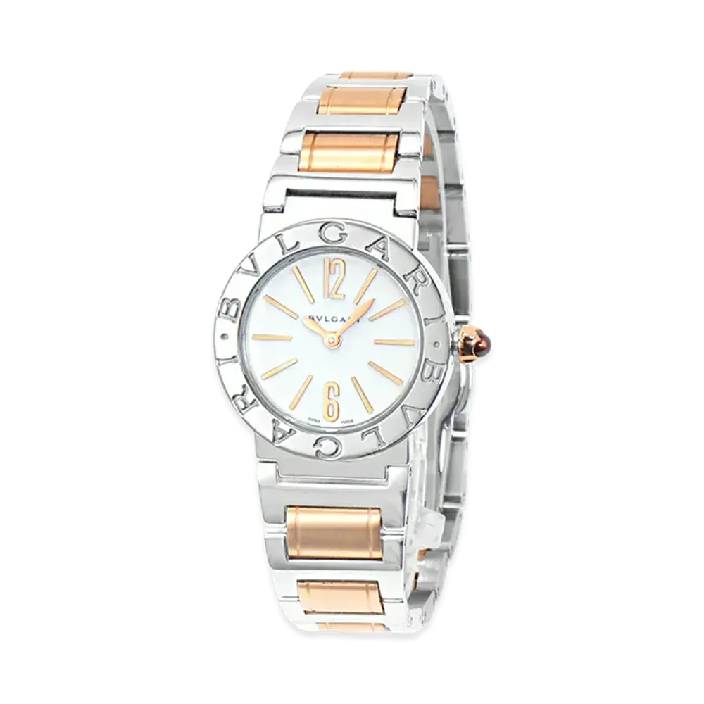 BVLGARI Women's Quartz 26mm "Gold/Silver/White"