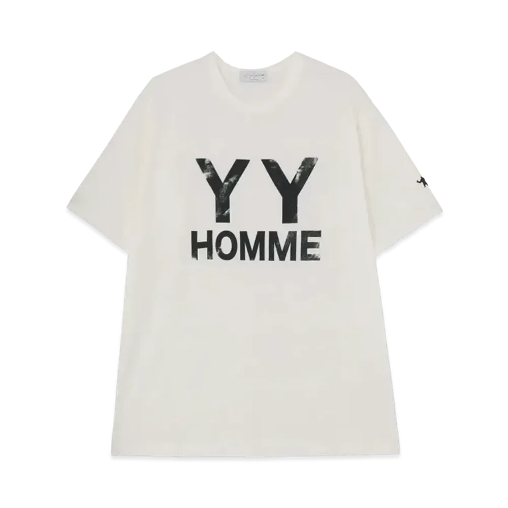 Yohji Yamamoto POUR HOMME T-Shirt "White" HS-T90-989-1S24
