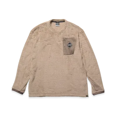 F.C.Real Bristol High Loft Fleece Top "Beige"