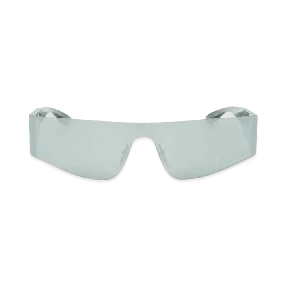 BALENCIAGA MONO RECTANGLE SUNGLASS "SILVER"