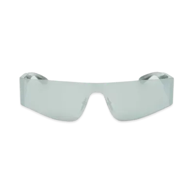 BALENCIAGA MONO RECTANGLE SUNGLASS "SILVER"