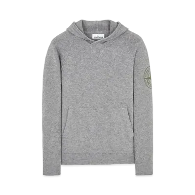 Stone Island 513B7 GEELONG WOOL WITH EMBROIDERY "Grey"