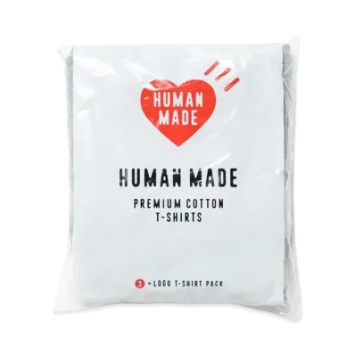 HUMAN MADE 3-PACK T-SHIRT SET "Gray"