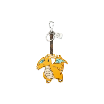 Pokemon x Fragment x FENDI Dragonite Key Holder Nappa Leather "Yellow"