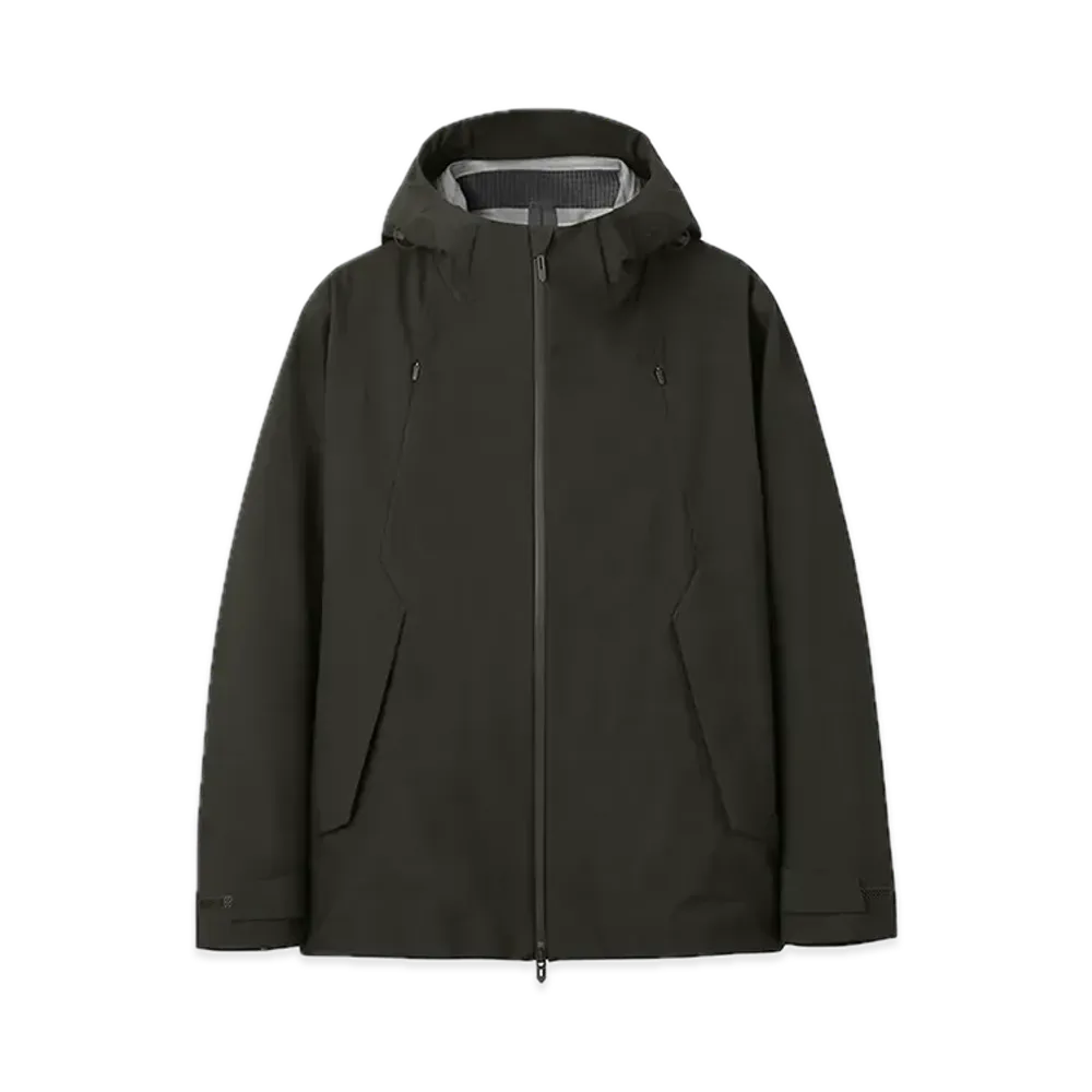 DESCENTE ALLTERRAIN Hardshell Wool Jacket "Dark Gray"