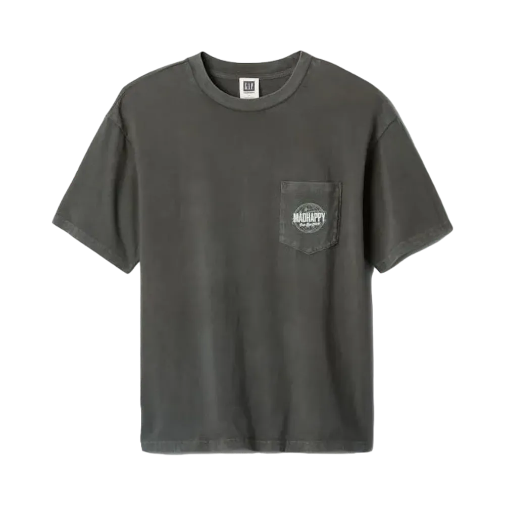 GAP x Madhappy Globe Pocket Tee "Jet"
