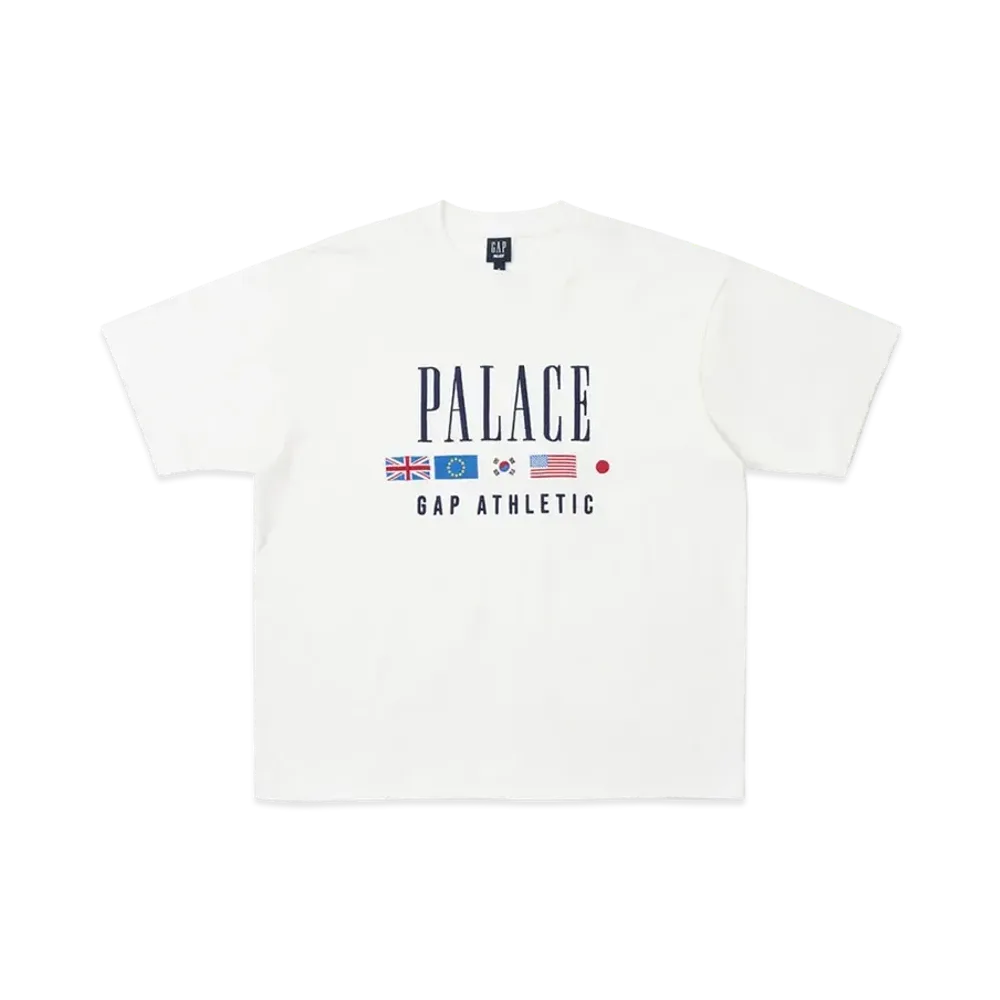 PALACE x Gap Heavy Jersey T-shirt "White"