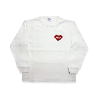 SAPEur Kid's Cherish & Co.Heart L/S Tee "White"