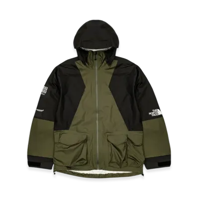 The North Face x Undercover Soukuu Hike Packable Mountain Light Shell Jacket "Forest Night Green/TNF Black"