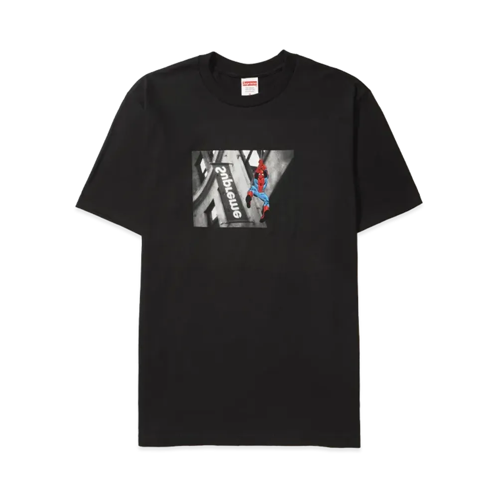 Supreme x Spider-Man Tee "Black"