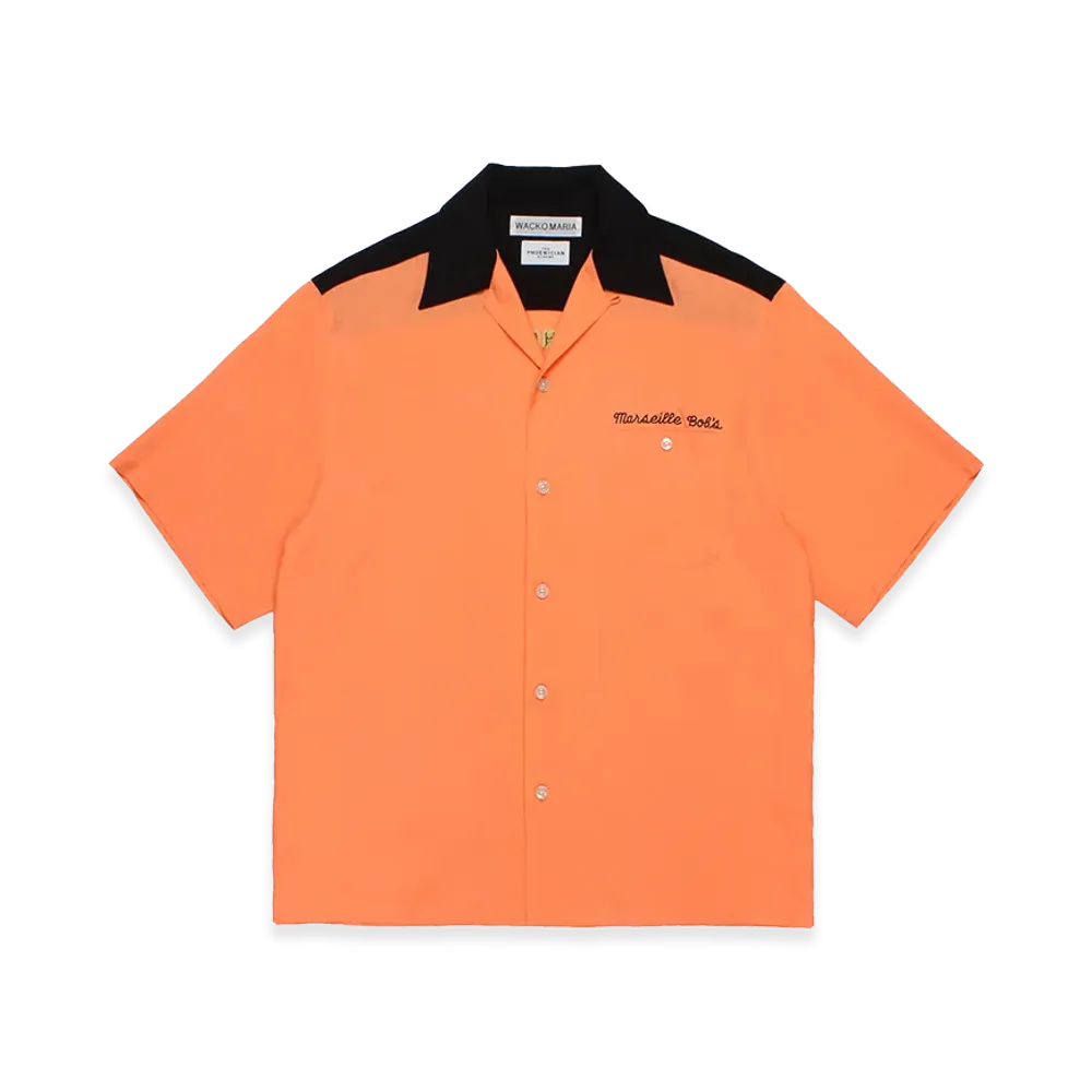 WACKO MARIA x The Phoenician Scheme 50'S Open Collar Shirt "Orange"