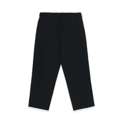 Yohji Yamamoto POUR HOMME Regulation Gabardine Classic Drawstring Pants "Black"
